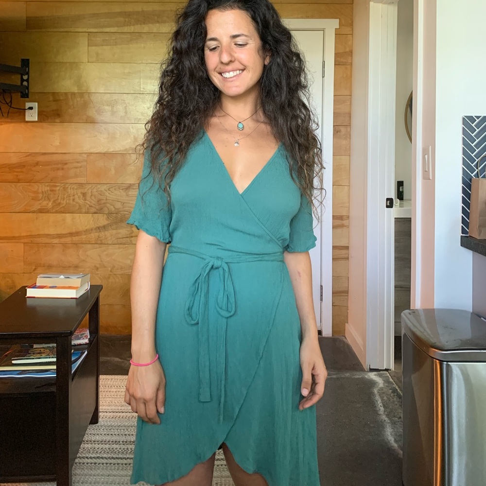 Green Wrap Dress - O’Neill